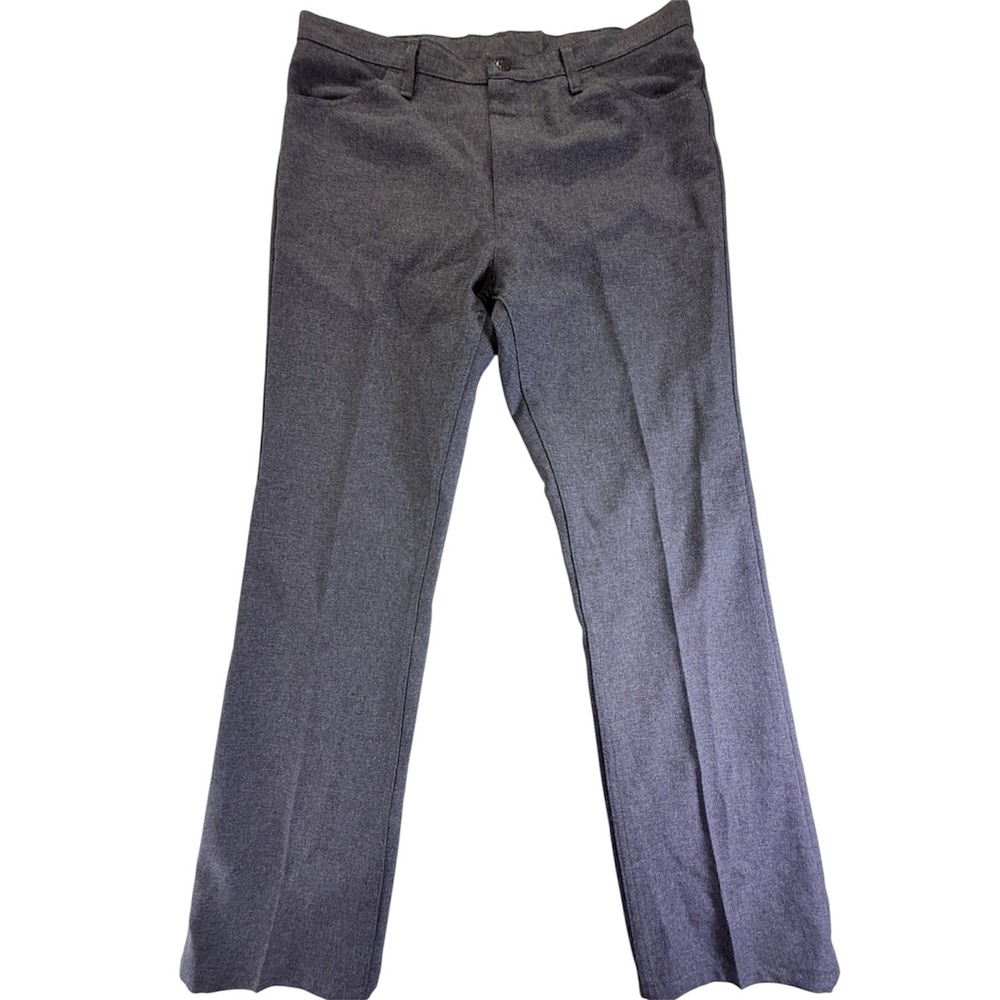 Wrangler Dress Pants Men 38x32 Gray Wrancher Dress Jeans 82HG